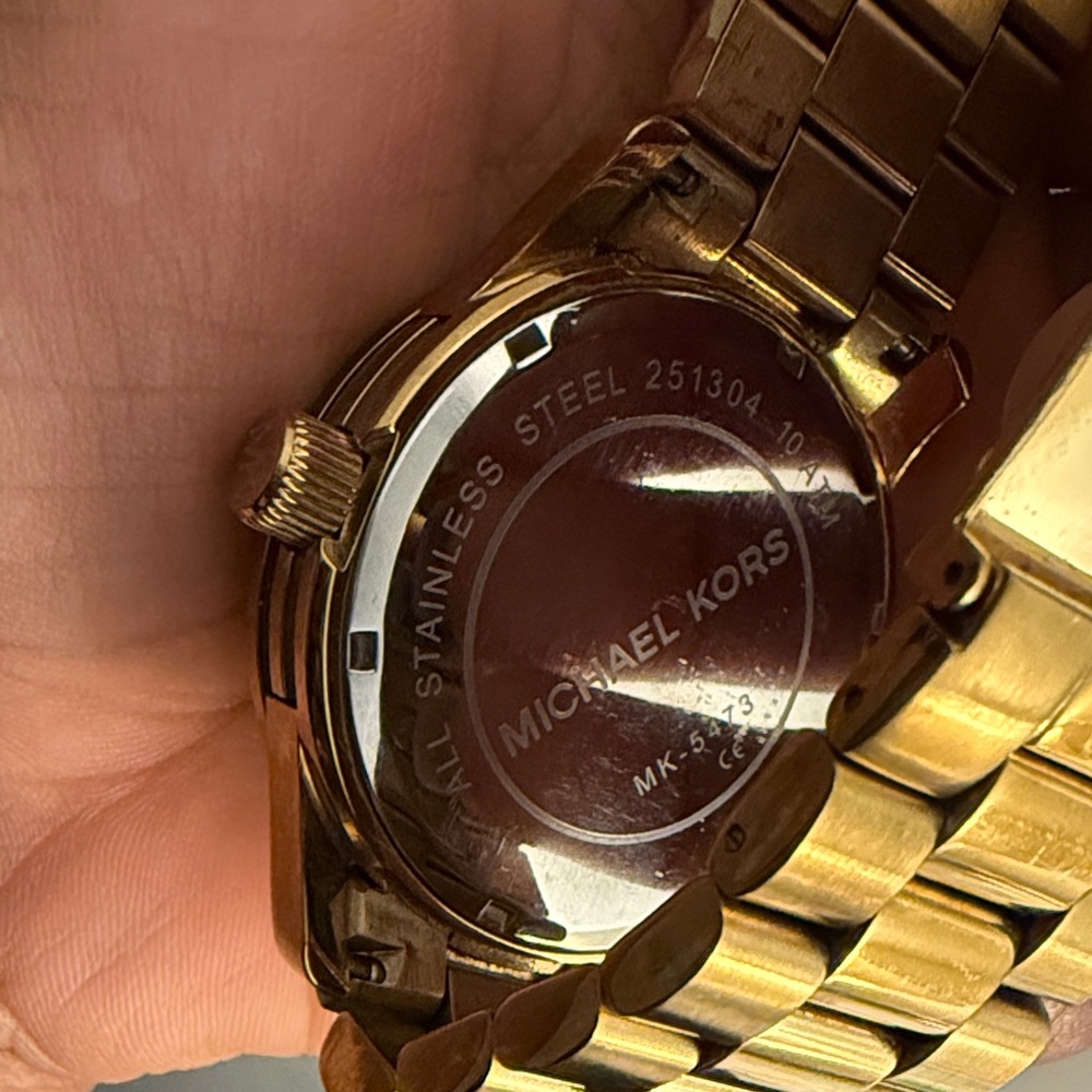 Michael Kors Gold-Tone Bracelet Watch - Picture 2 of 2